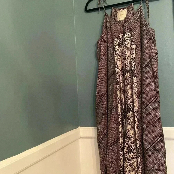 Maeve by Anthropologie dress - size small- part silk - pattern - spaghetti strap - Picture 1 of 10